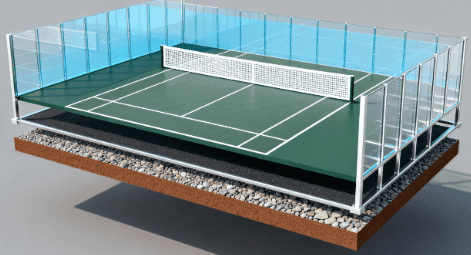 كم تكلفة بناء ملعب بادل؟