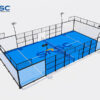 Black Panoramic Padel Court
