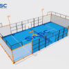 Orange Panoramic Padel Court