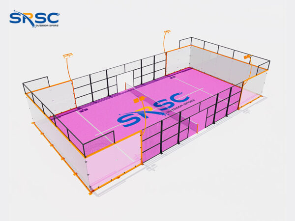 Orange Super Panoramic Padel Court