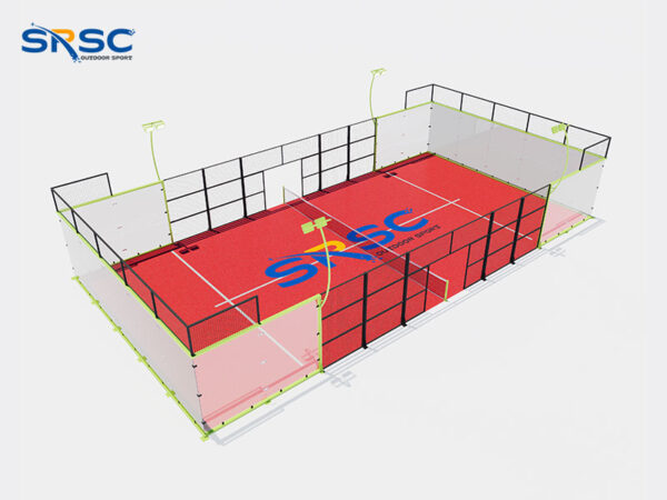 Orange Super Panoramic Padel Court