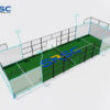 Blue Single Padel Court