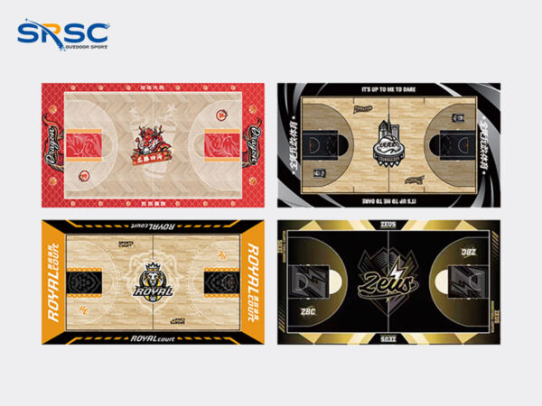Customized 3D-Printed Sports Wooden Flooring