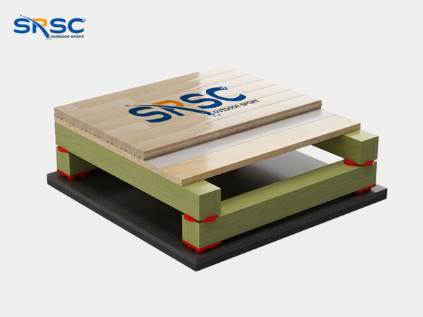 Non-Slip Hardwood Sports Flooring