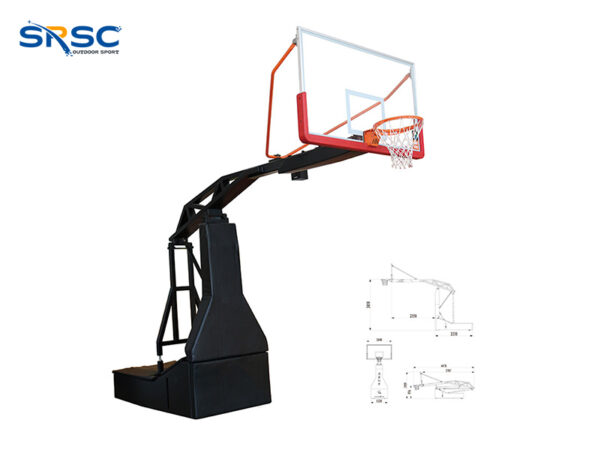 Manual Hydraulic Basketball Hoop