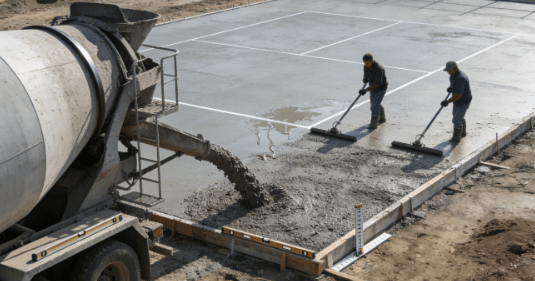 padel tennis court construction