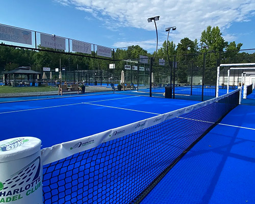 padel tennis court installation